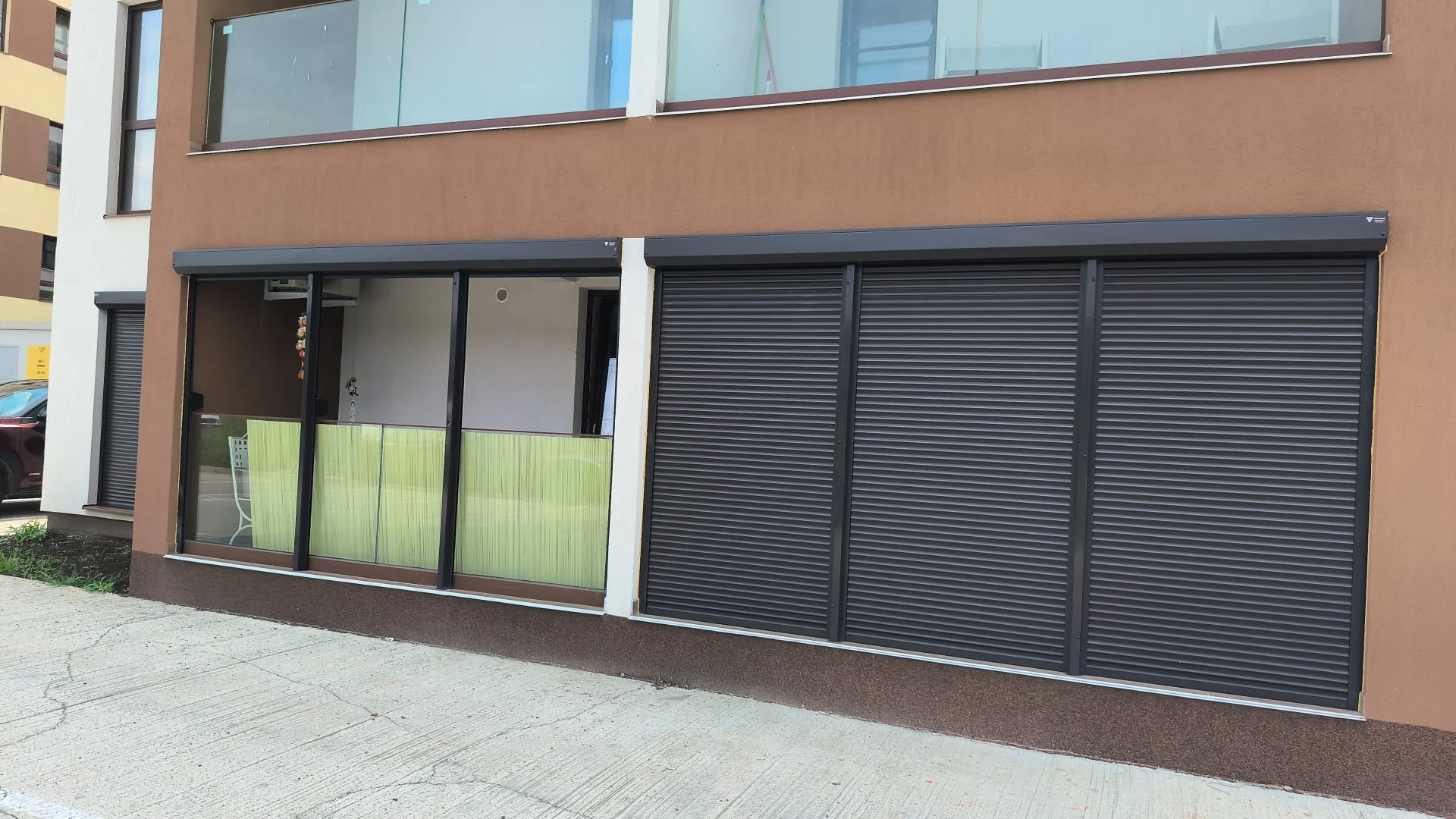 Rulou exterior aluminiu, casetă ascunsă